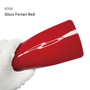Gloss Ferrari Red TPU Color PPF Color Wrap CAR PINTURA DE PERTIMIENTO DE PINTURA DE CAR 1.52*16M/ROLL