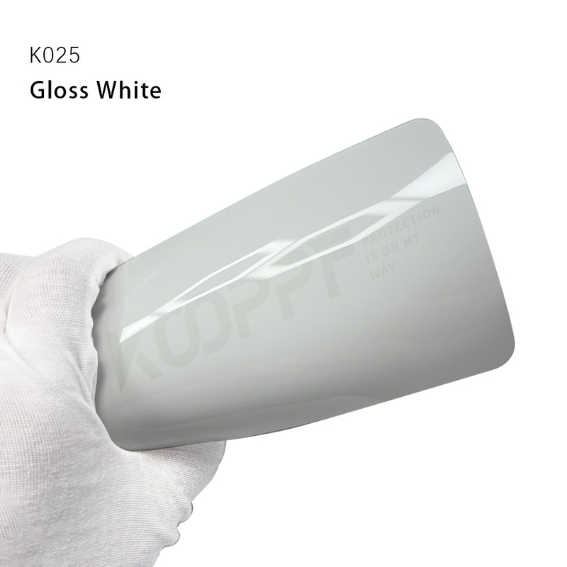8.0mil Gloss White TPU Color Protección de pintura de automóvil Auto sanación PPF PPF para automóvil