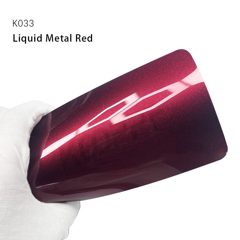 Liquid Metal Red TPU Color Protección de pintura de automóvil Auto curación PPF Wrap 8 años Garantía
