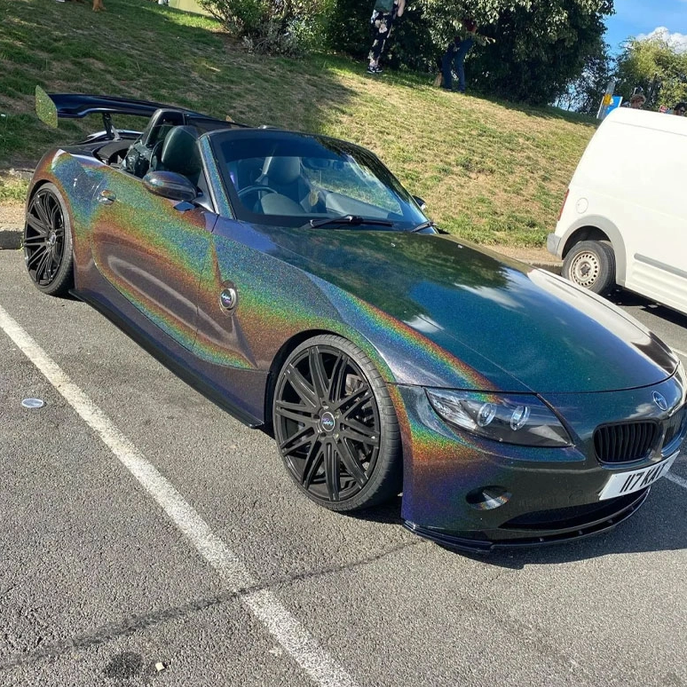 Película metálica de protección de pintura de automóvil en color negro TPU