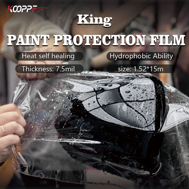 Película protectora de pintura para automóviles King Heat Self Healing Gloss PPF