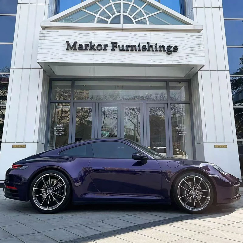 Película protectora de pintura de color súper púrpura de TPU 