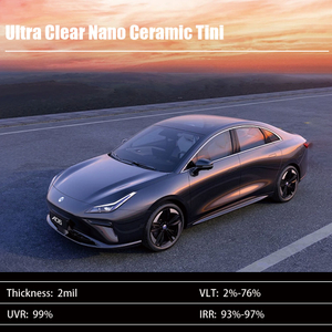 Tinte de ventana de coche con película de nanocerámica ultra clara