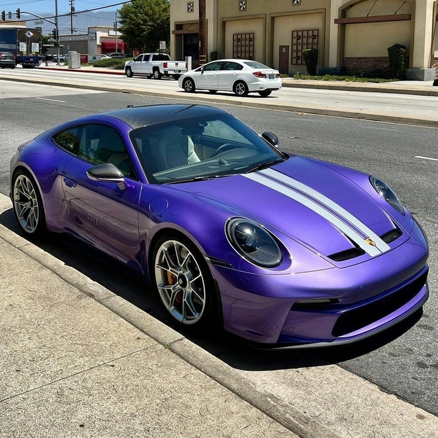 Liquid Metal Vlolet TPU Color Car Pinte Película