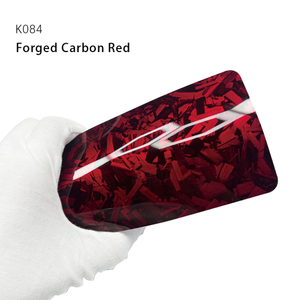 Película protectora de pintura de coche PPF TPU roja de carbono forjada